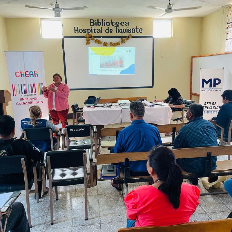 Reunión mensual Ministerio Público en Tiquisate, Escuintla.